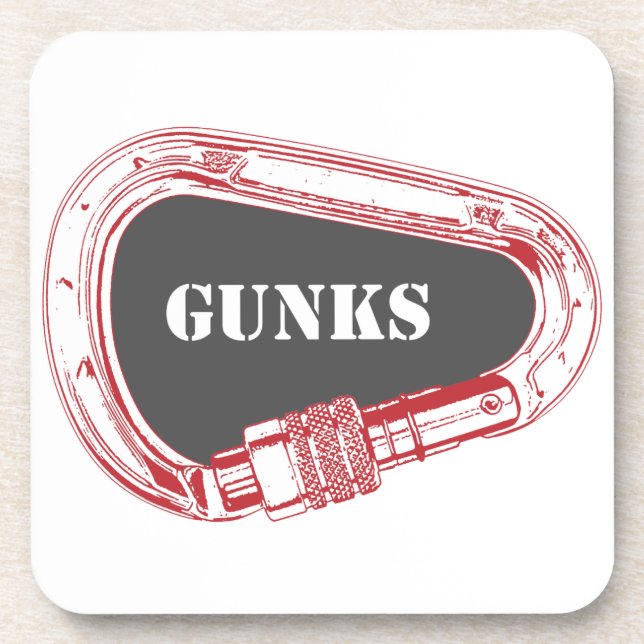 Gunks Climbing Carabiner Coaster (Front)