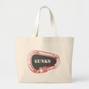 Gunks Climbing Carabiner Large Tote Bag