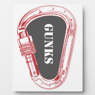 Gunks Climbing Carabiner Plaque