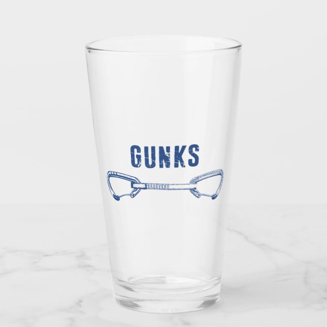 Gunks Climbing Quickdraw Glass (Front)