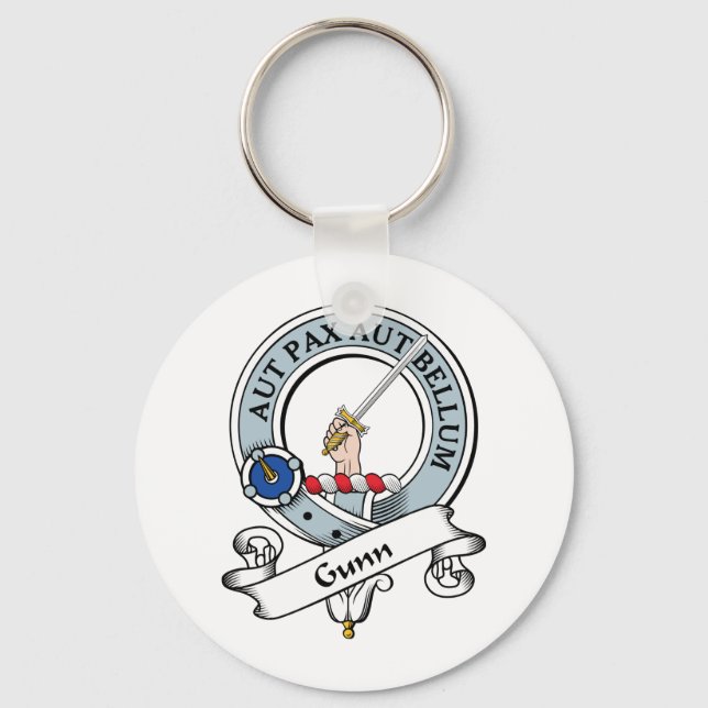 Gunn Clan Badge Key Ring (Front)