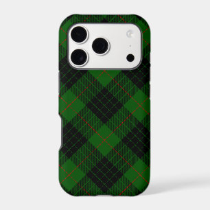 Gunn tartan green black plaid