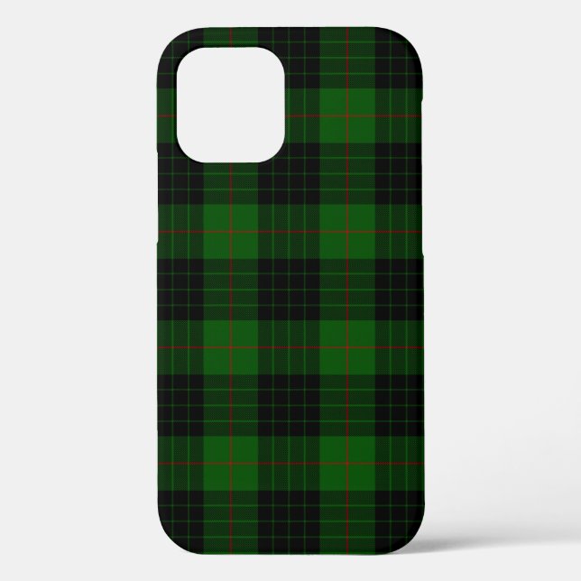 Gunn tartan green black plaid Case-Mate iPhone case (Back)