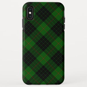 Gunn tartan green black plaid Case-Mate iPhone case