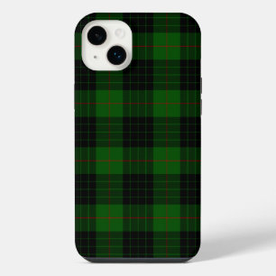 Gunn tartan green black plaid iPhone 14 plus case