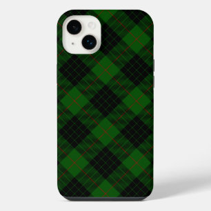 Gunn tartan green black plaid iPhone 14 plus case