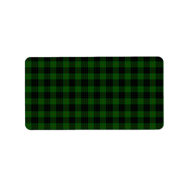 Gunn Tartan Label (Front)