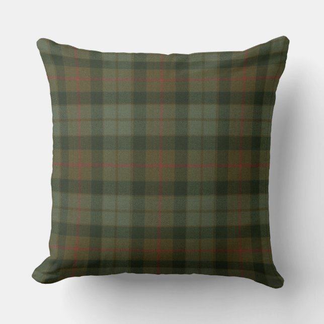 Gunn Weathered  Original Tartan Square Cushion (Front)