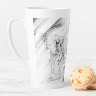 Gunner & Tommy (ballpoint) Latte Mug