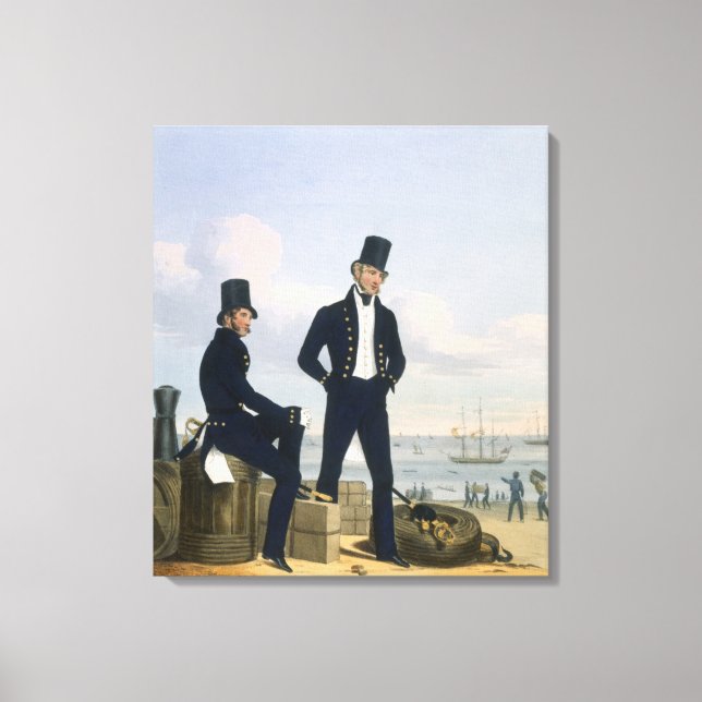 Gunners, Boatswains and Carpenters, plate 11 from Canvas Print (Front)