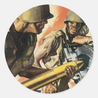 Gunnery Detail Classic Round Sticker
