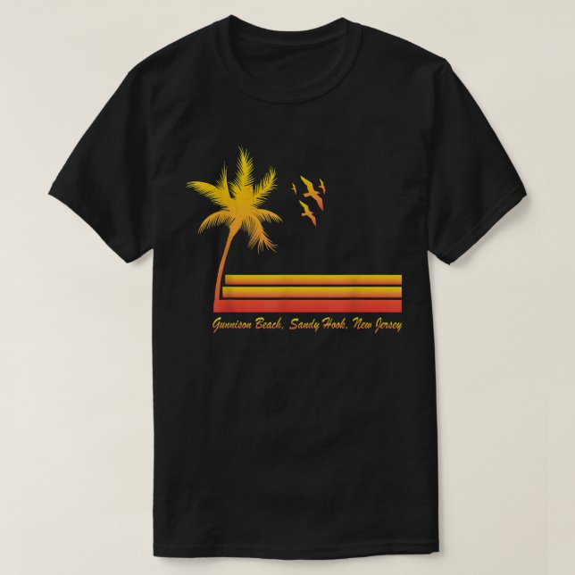 Gunnison Beach, Sandy Hook, New Jersey Tshirt  (Design Front)