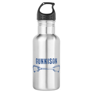 Gunnison Colorado Rock Climbing Quickdraw 532 Ml Water Bottle