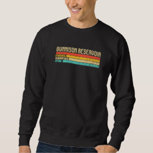 Gunnison Reservoir Utah Funny Fishing Camping Summ Sweatshirt