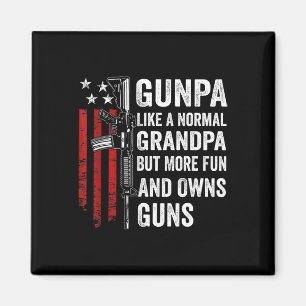 Gunpa Like A Normal Grandpa But More Fun And Owns Magnet