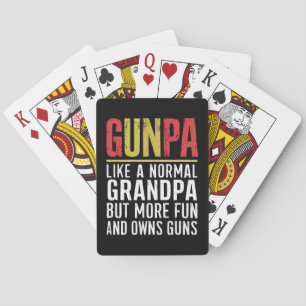 Gunpa Like A Normal Grandpa But More Fun And Owns  Playing Cards