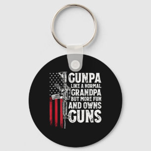 Gunpa Like A Normal Grandpa Fun And Owns Guns (on  Key Ring