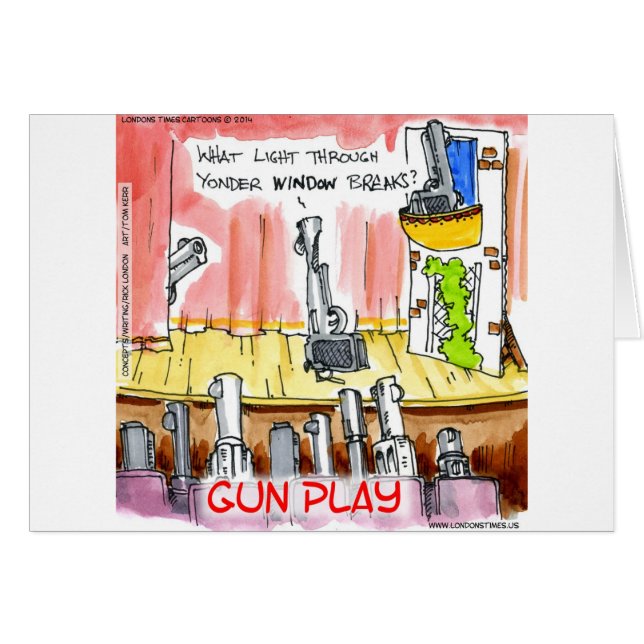 GunPlay Funny Cartoon (Front Horizontal)