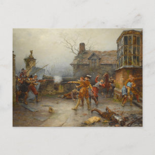Gunpowder Plot - Last Stand at Holbeche House Postcard