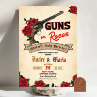 Guns and Roses Baby Rockstar Gender Reveal