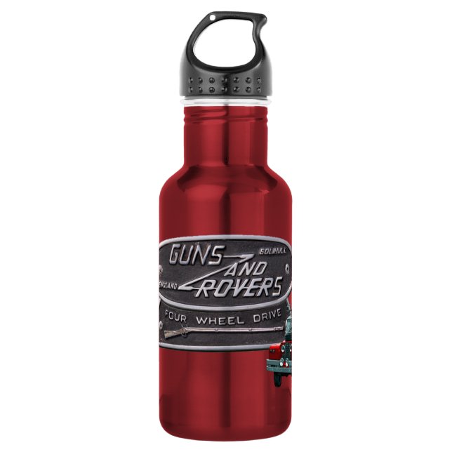 Guns and Rovers Red Rover 532 Ml Water Bottle (Front)