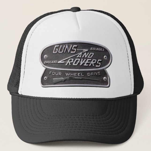 Guns and Rovers Shotgun Logo Trucker Hat (Front)