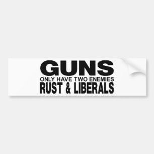 GUNS BUMPER STICKER