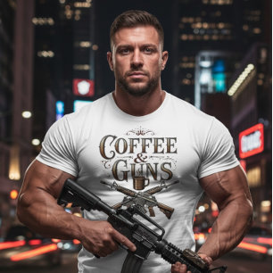 Guns & Coffee Tri-Blend Shirt