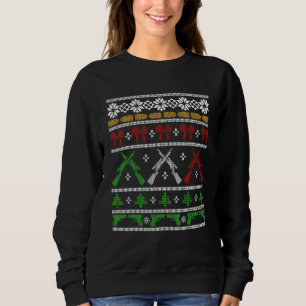 Guns For Christmas Ugly Sweater Gun Rights Hunting