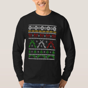 Guns For Christmas Ugly Sweater Gun Rights Hunting