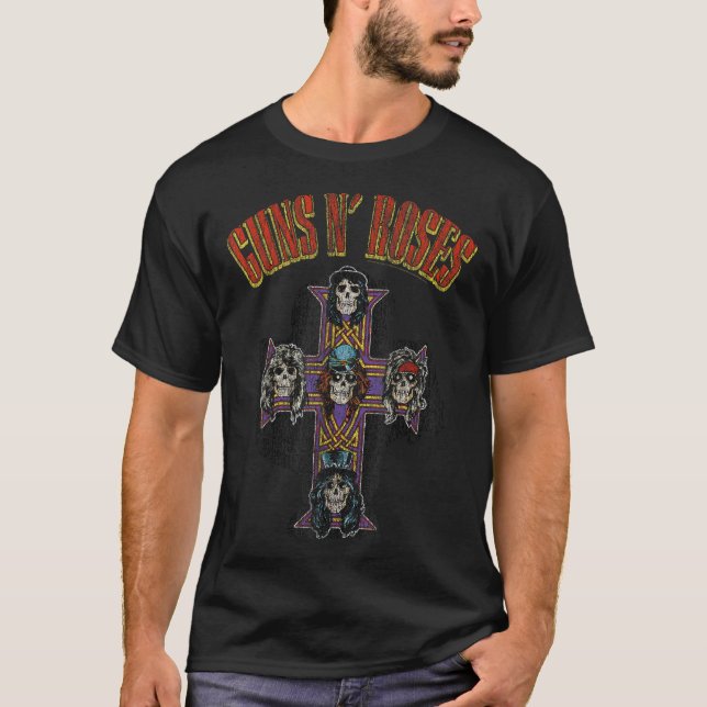 Guns N' Roses Official Cross Arch T-Shirt (Front)