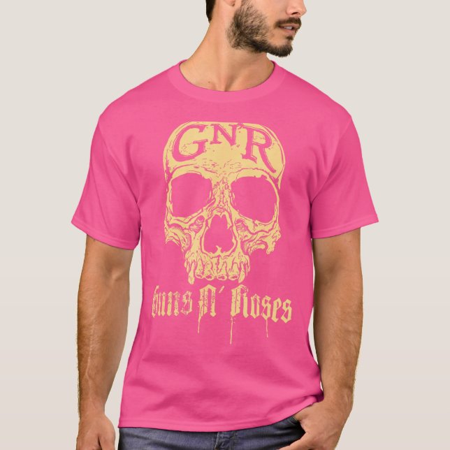 Guns N' Roses Official Skull Drip T-Shirt (Front)