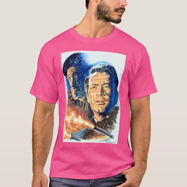 Guns Of Navarone Gregory Peck David Niven T-Shirt (Front)
