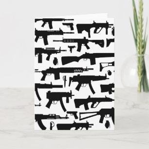 Guns pattern card
