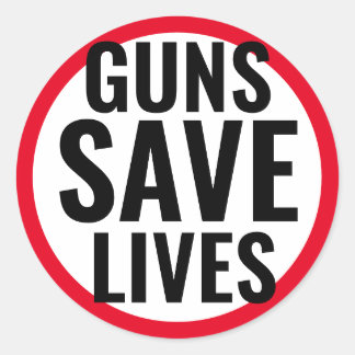 Guns Save Lives sticker