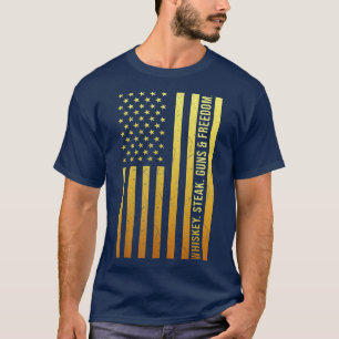 Guns whiskey steak freedom  T-Shirt