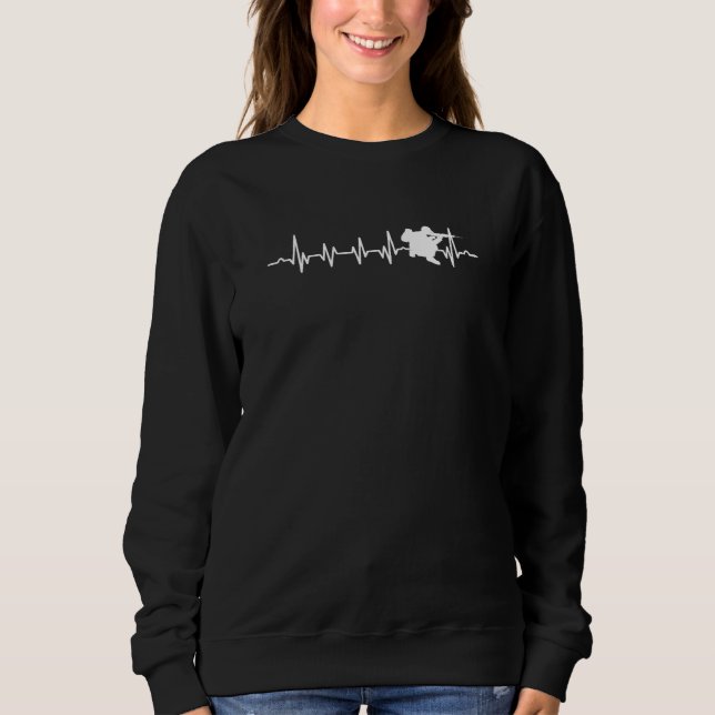 Gunslinger Gun  Hunter Sniper Gunner Shooting Hear Sweatshirt (Front)