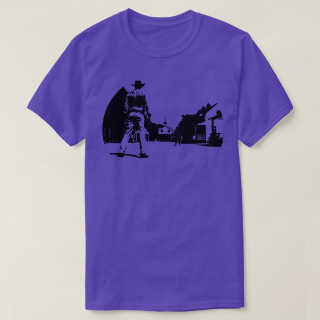 Gunsmoke Opening Titles 50s Tv Western T-Shirt (Design Front)