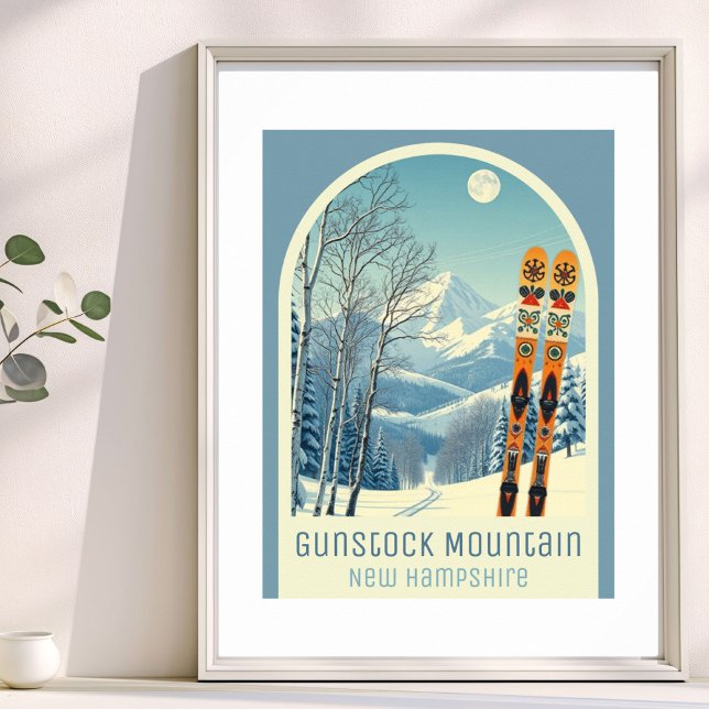 Gunstock Mountain New Hampshire ski resort  Poster (Creator Uploaded)