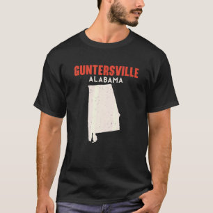 Guntersville Alabama USA State America Travel Alab T-Shirt