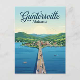 Guntersville USA Postcard