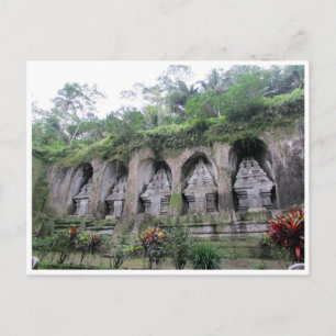 gunung kawi bali postcard