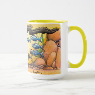 Guppies, Minnows Tadpoles and Eel Fisherman’s mug