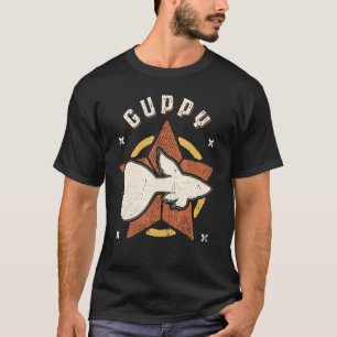 Guppy Fish Vintage Retro Classic Animal T-Shirt