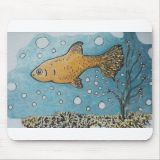 Guppy Love Mouse Pad
