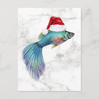 Guppy Xmas Holiday Postcard