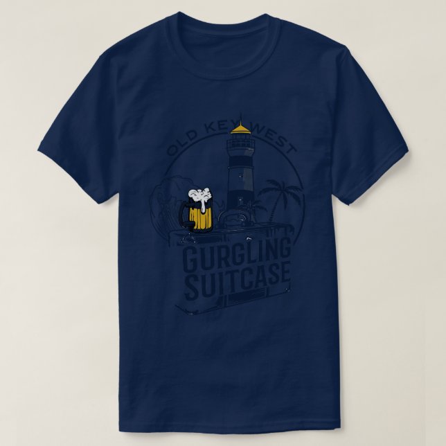 Gurgling Suitcase Old Key West Orlando Resort T-Shirt (Design Front)
