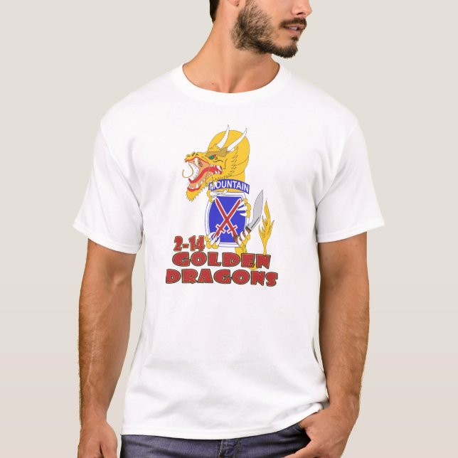 Gurka's 2-14 Golden Dragon T-Shirt (Front)