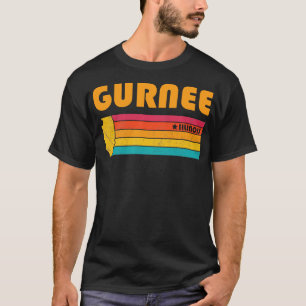 Gurnee Illinois Vintage Distressed Souvenir T-Shirt