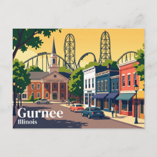 Gurnee USA Postcard